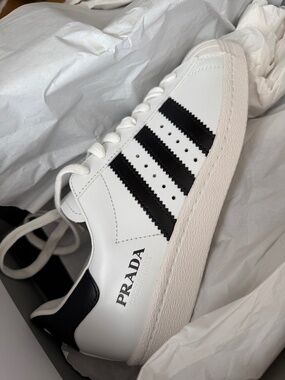 Prada x Adidas Superstar Shoes size 5.5 Mens/7 Womens